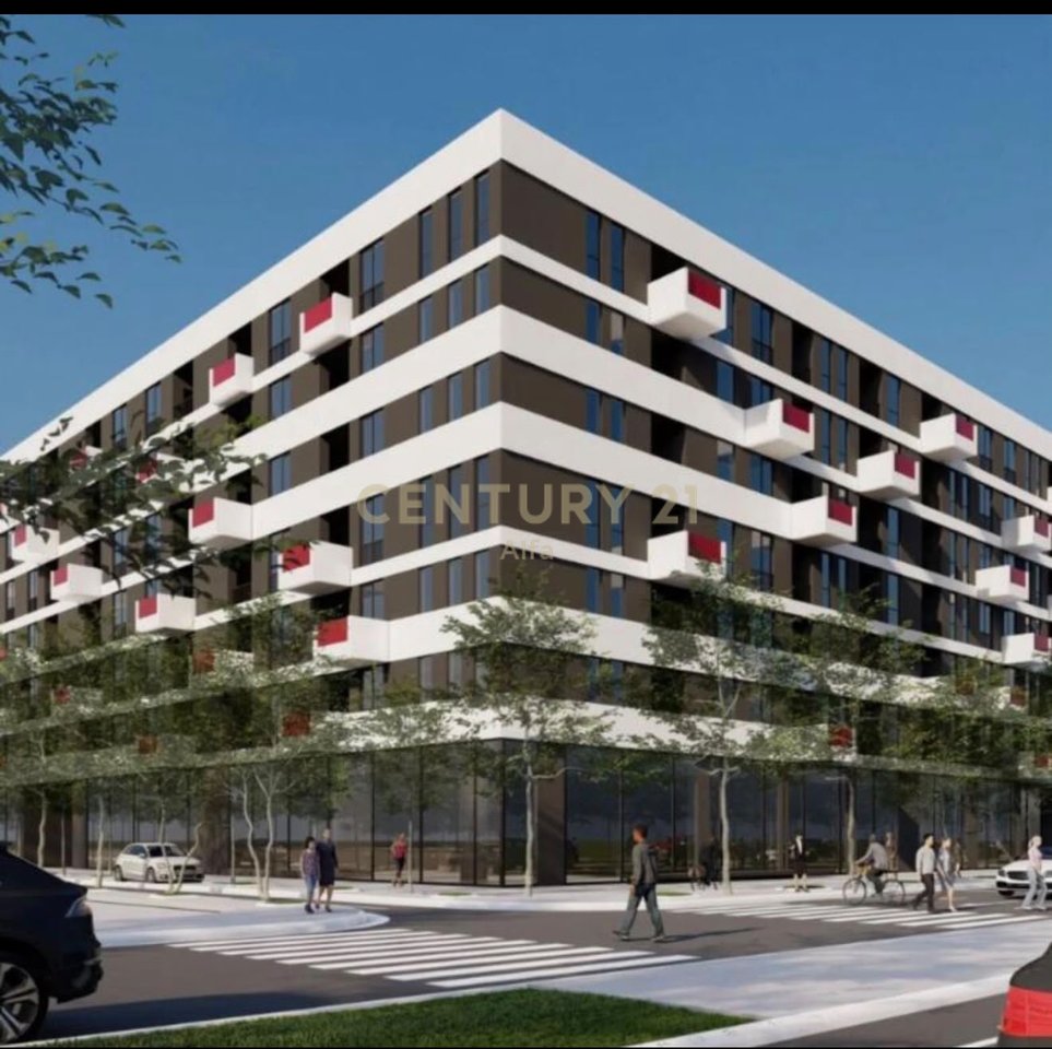 Shitet apartament 1+1 tek Riviera Residence ,Kamez!