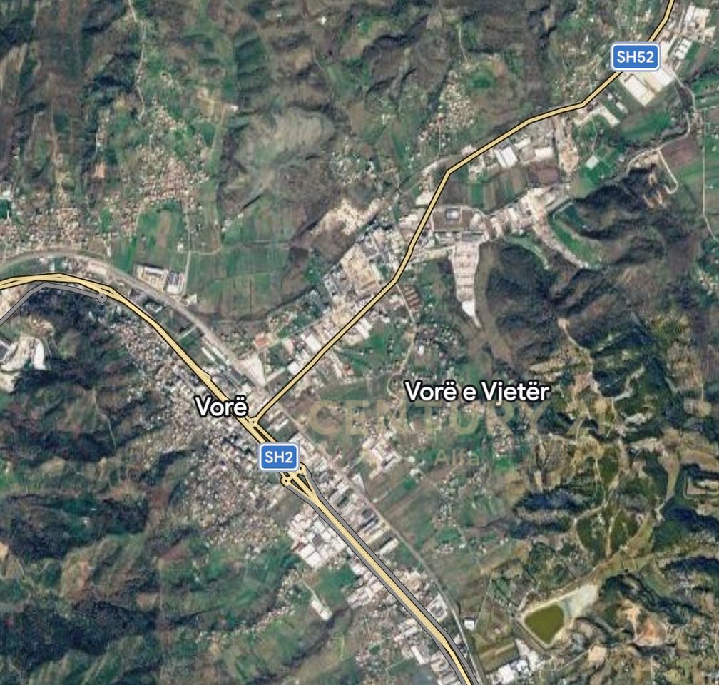 SHITET 24,810 m² TOKË + 955 m² NDËRTIME | RRUGA VORË–FUSHË KRUJË