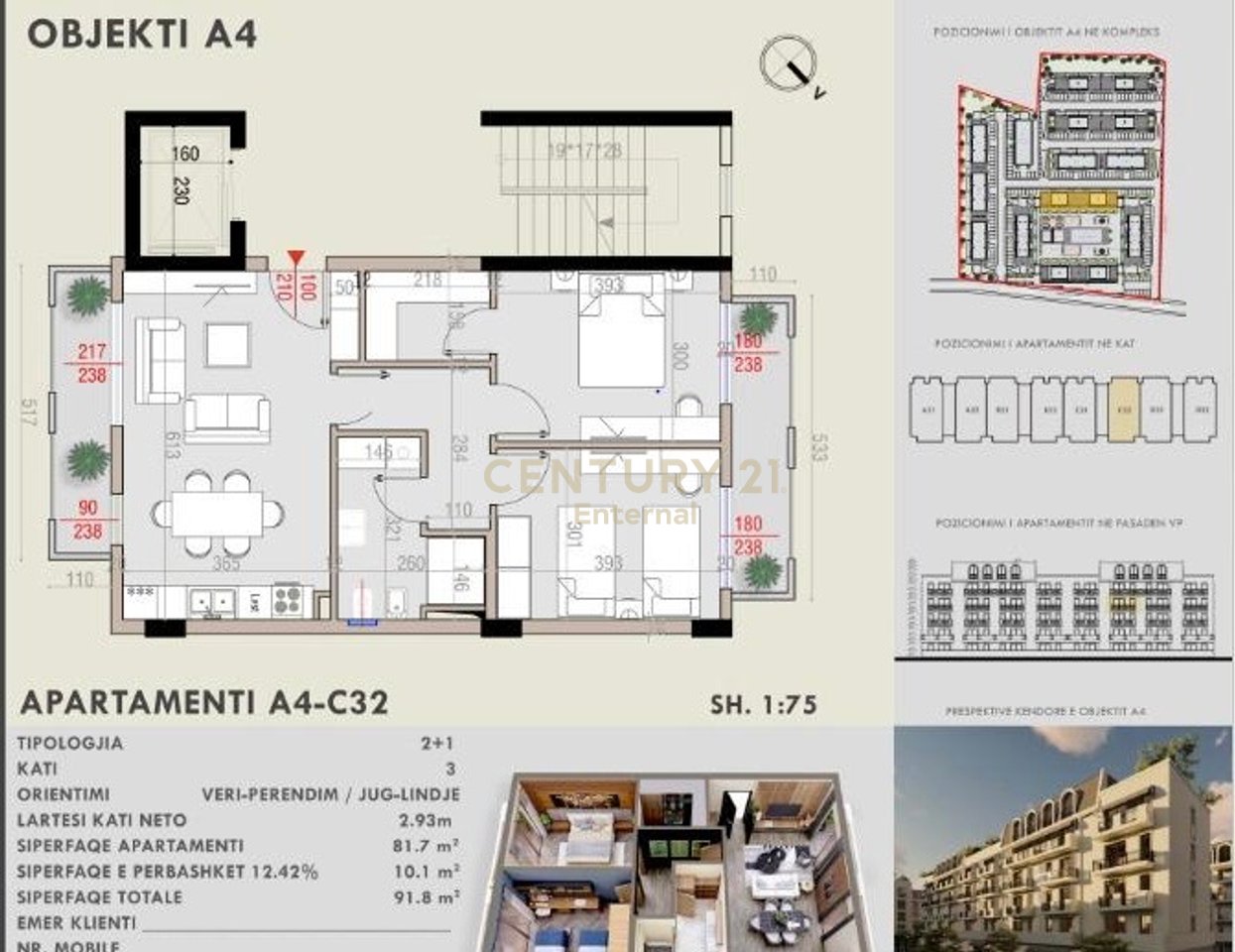 APARTAMENT PER SHITJE TIRANA CIELO