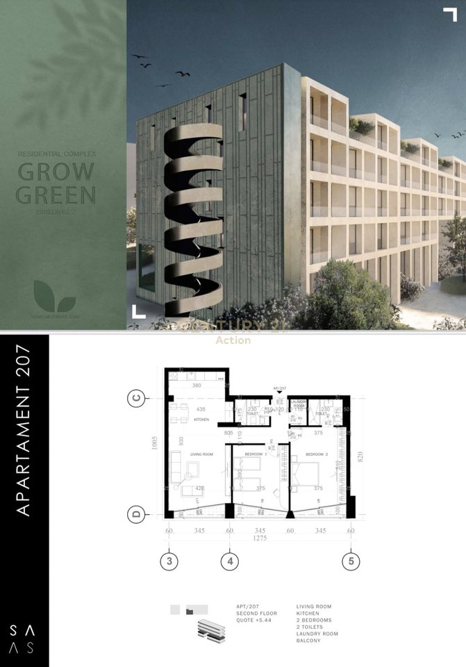 🏡 APPARTAMENTO 2+1 IN VENDITA – GROW GREEN RESIDENCE