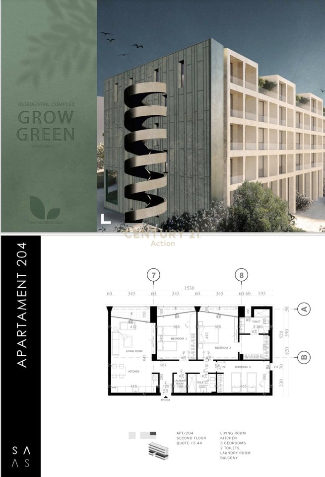 🏡 APPARTAMENTO 3+1+2 IN VENDITA – GROW GREEN RESIDENCE
