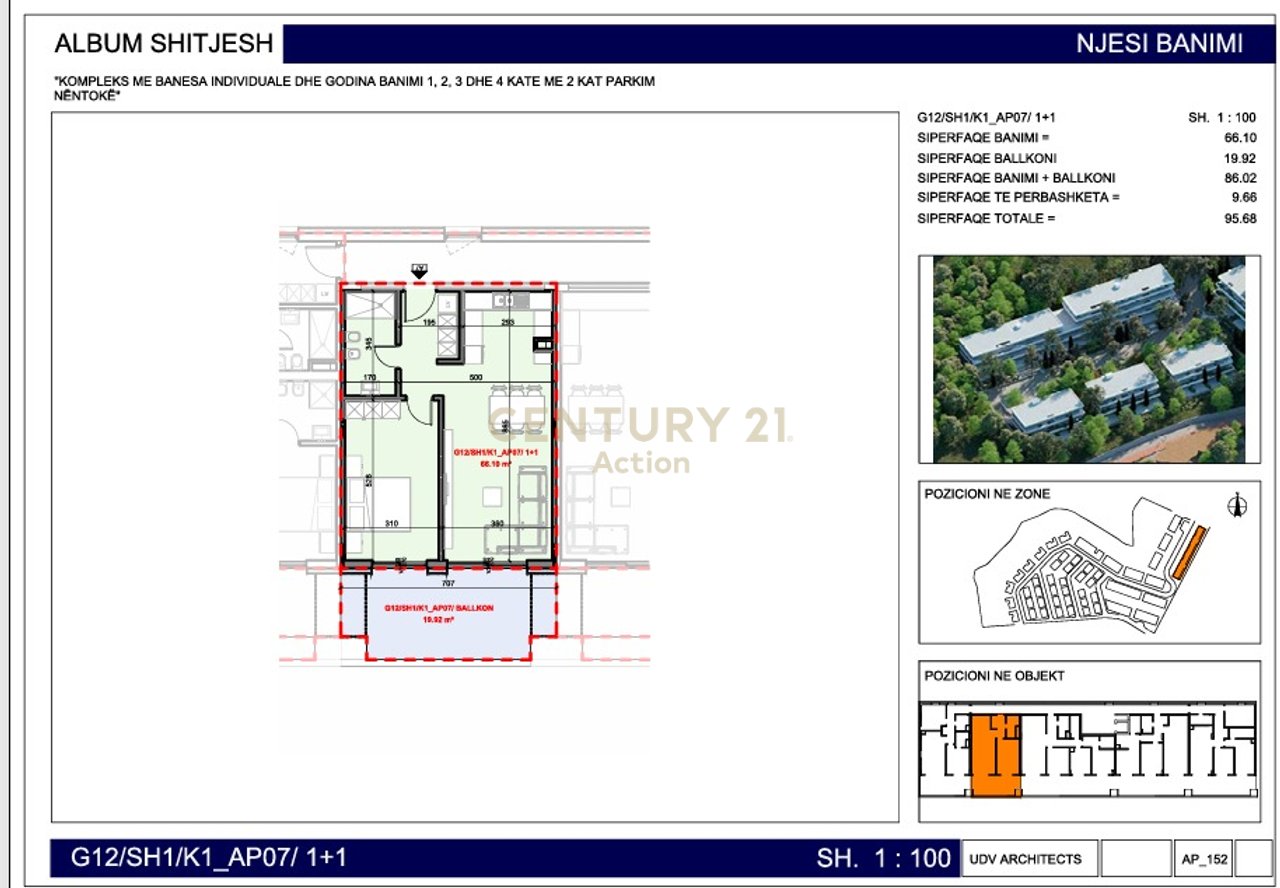 FARKA FRONT LAKE RESIDENCE
Appartamento 1+1 In Vendita al Lago di Farka, Tirana - 173.947€ | 95,68 m²