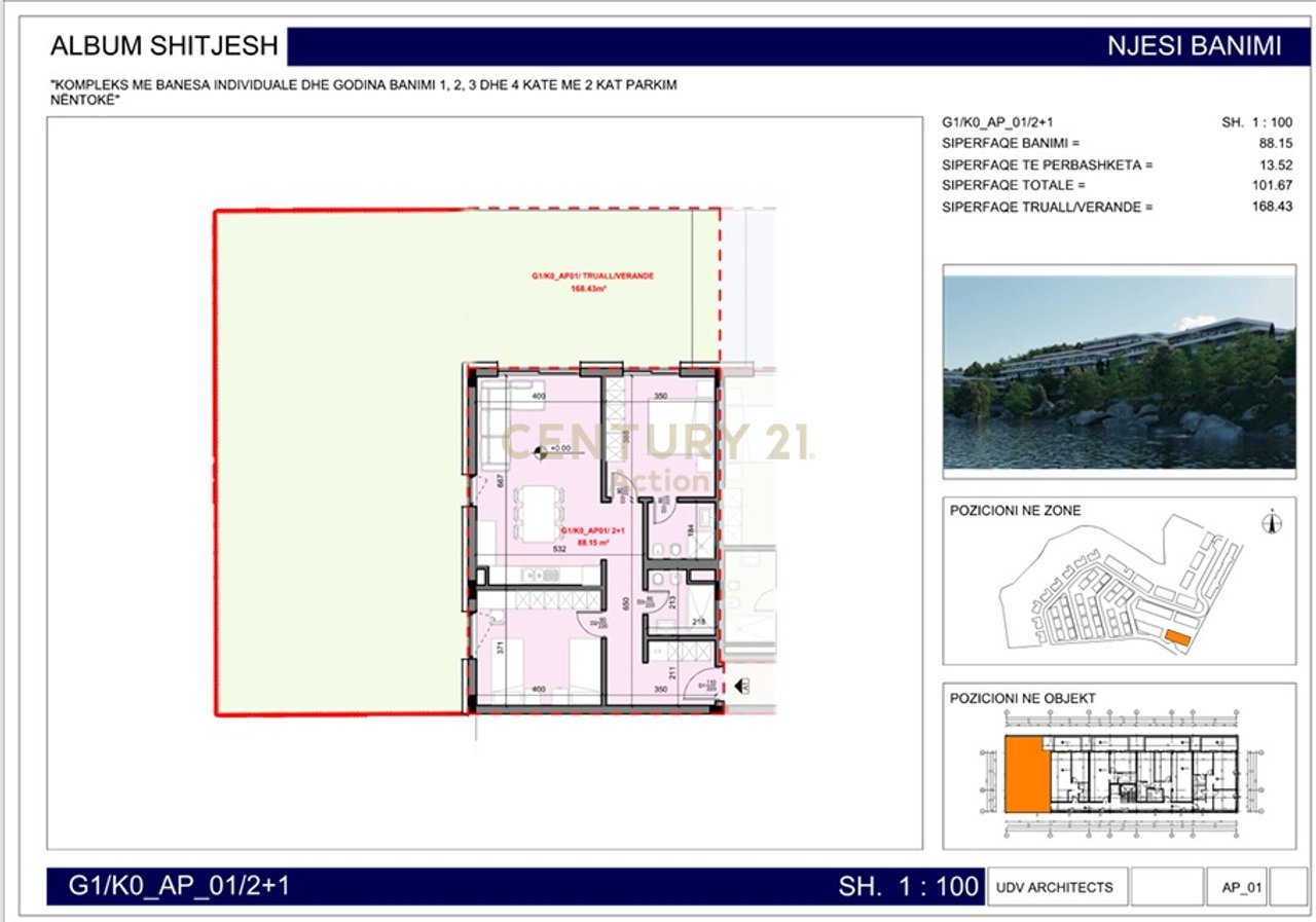 FARKA FRONT LAKE RESIDENCE
Appartamento 2+1 in Vendita al Lago di Farka, Tirana - 306,206€ | 101.67 m²