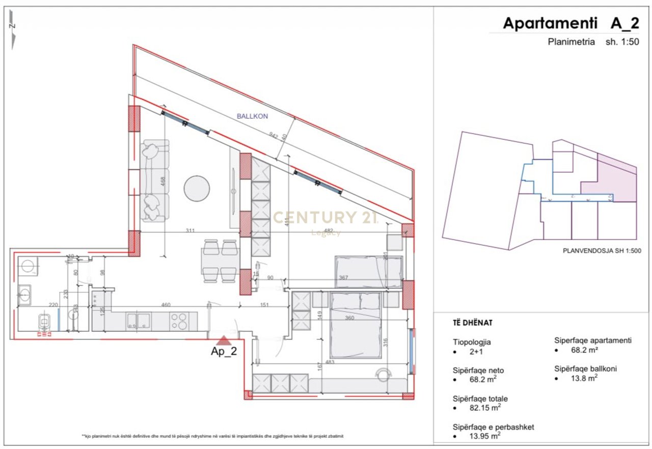 🏠 APPARTAMENTO 2+1 IN VENDITA – FRESK