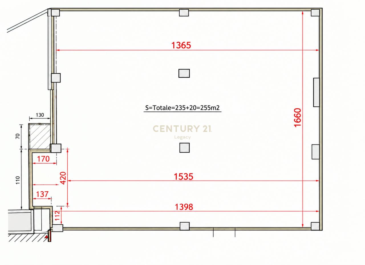 Service unit floor 0 255 m2 
Selita roundabout