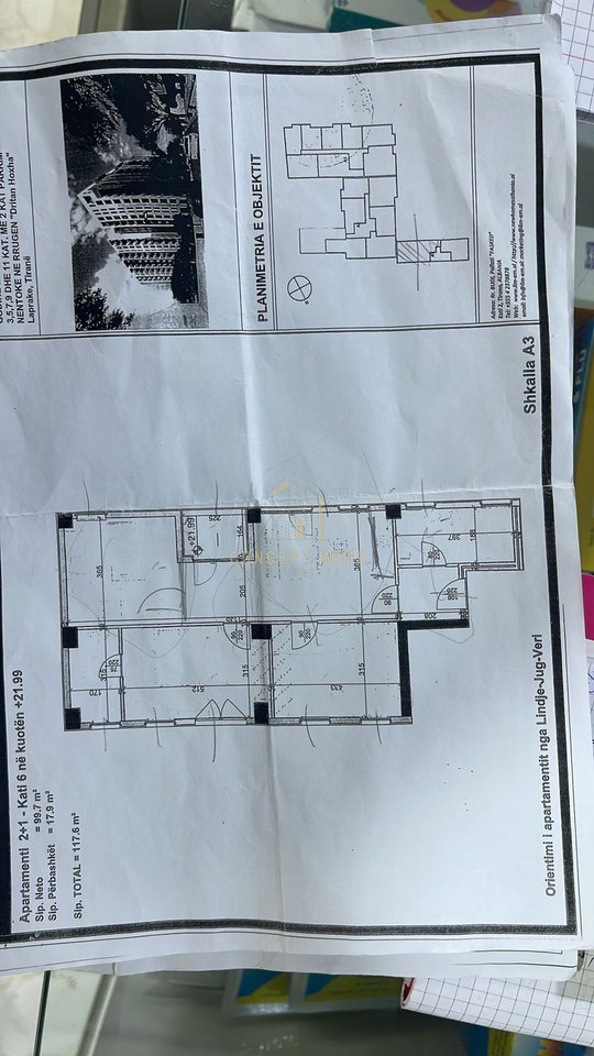 Appartamento 2+1+2 in Vendita a Laprakë, Tirana - €200.000 | 117,5 m²