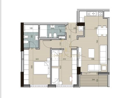 Apartament 2+1+2 Për Shitje në Univers City, Tiranë - 115000€ | 104.42 m²