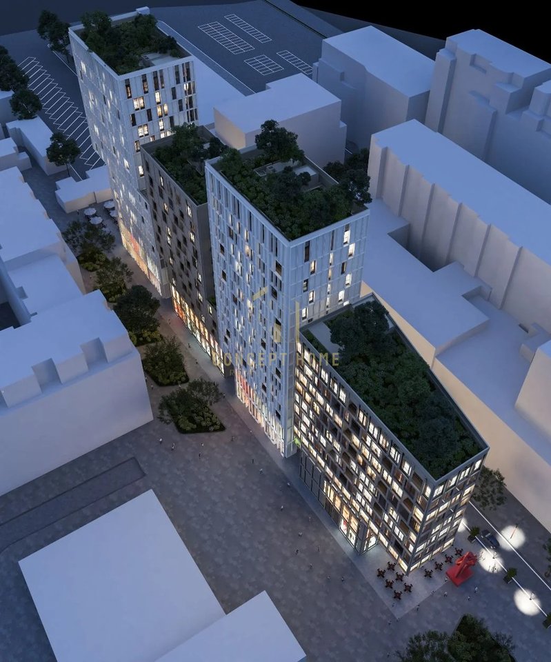 Apartament 2+1 për Shitje tek Zogu i Zi / SOHO TOWERS Mbrapa "Ring Center", Tiranë - 295,240€ | 134.2 m²