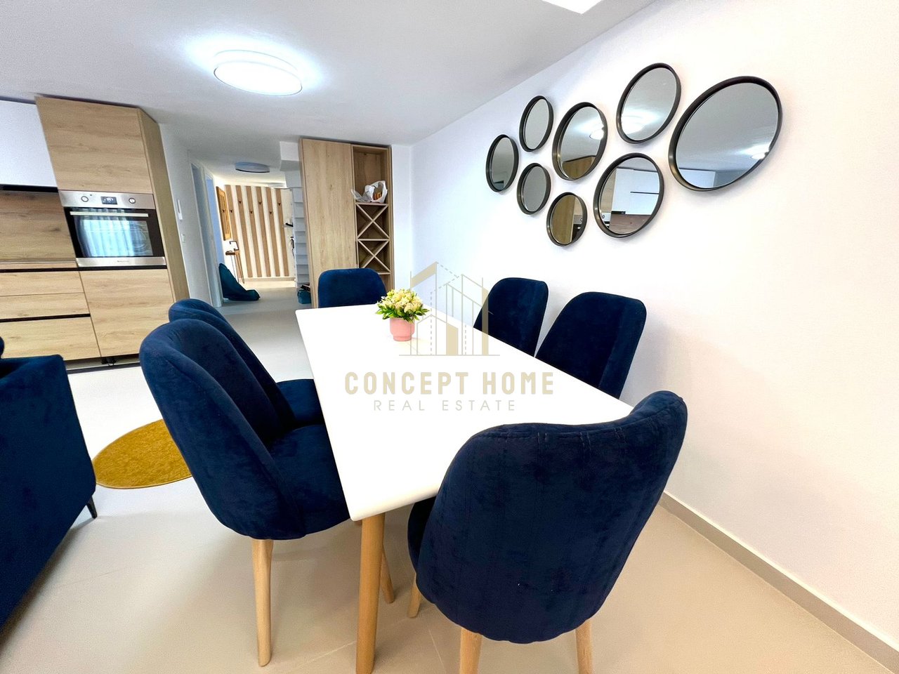 Duplex 3+1+2+Parkim Me Qira tek Kodra e Diellit 2, Tiranë - 1400€ | 170 m²