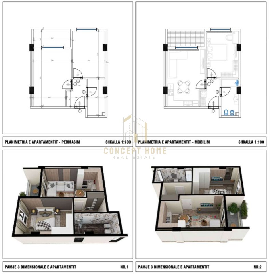 1+1 Apartment For Sale in Golem, Durrës - €80,740 | 73.4 m²