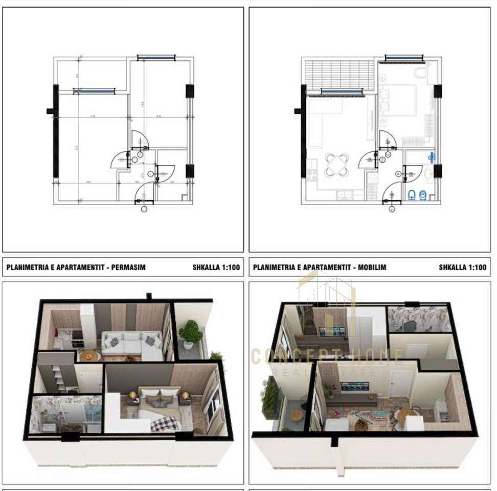 1+1 Apartment for Sale in Golem, Durrës - €76,560 | 69.6 m²
