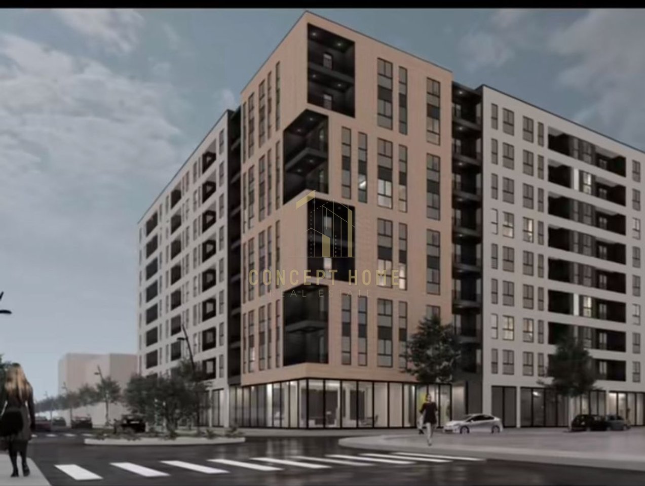 Apartment 2+1 for sale in Kamez