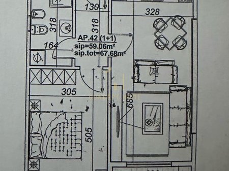 Appartamento 1+1 in vendita ad Astir