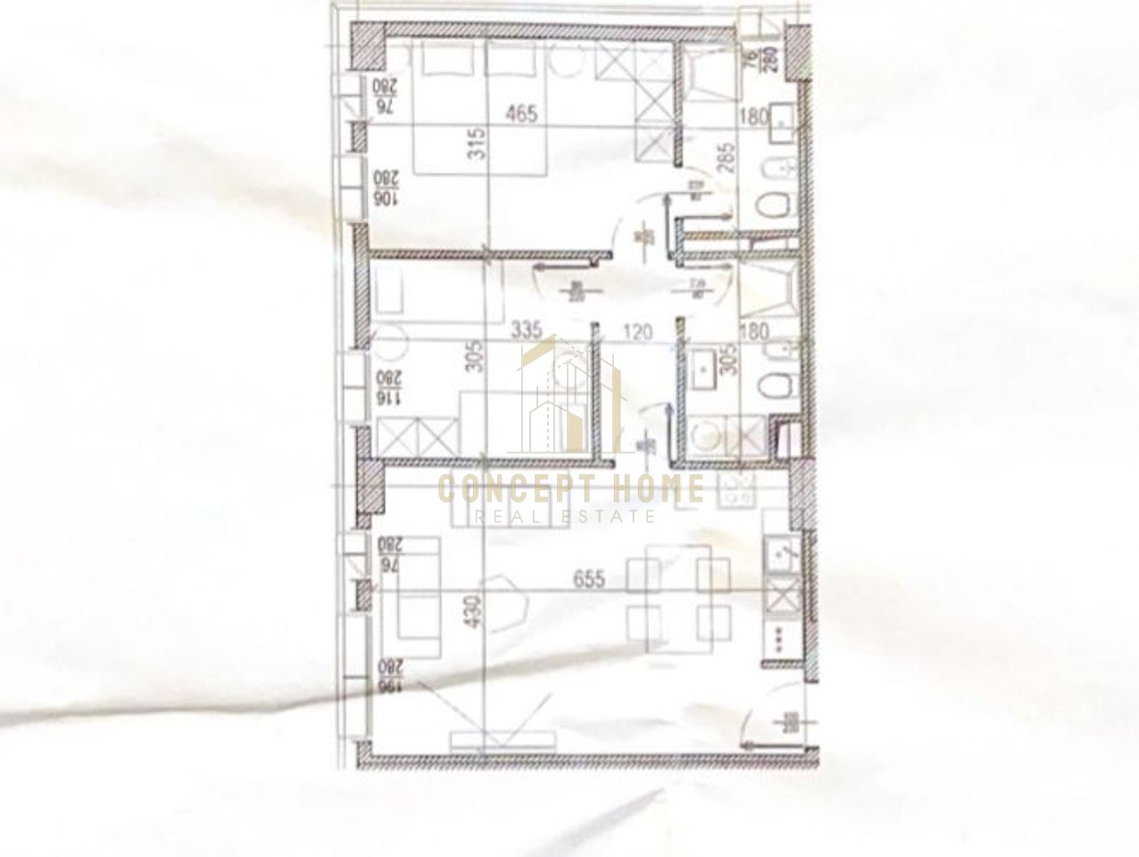 Appartamento 2+1 in vendita a Ish fusha aviacionit, Tirana - 176.000€ | 92,65 m²