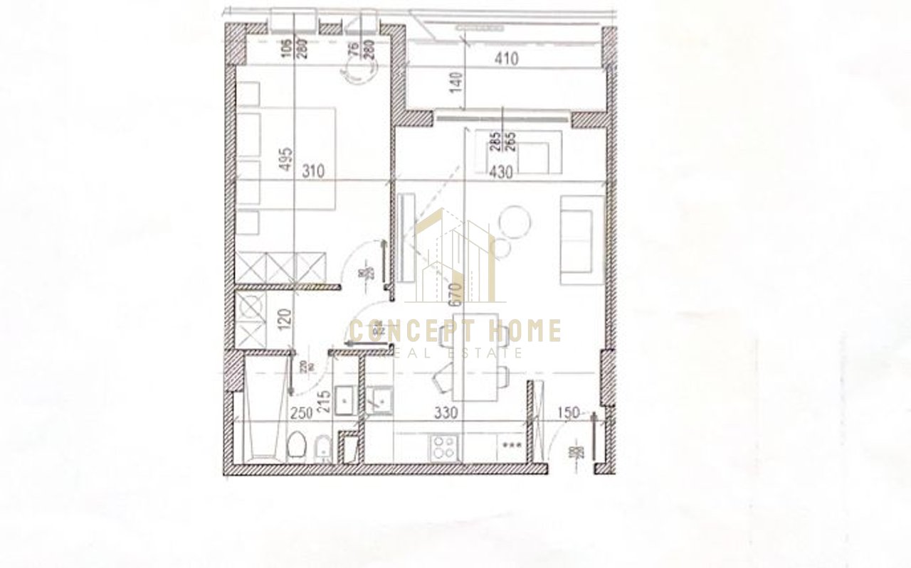 Appartamento 1+1 in Vendita a Ish fusha aviacionit, Tirana - 161.800€ | 85,14 m²