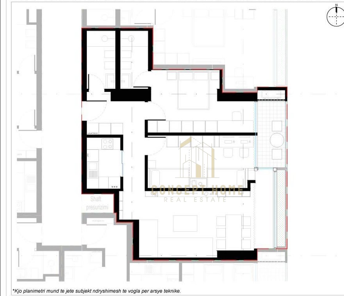 Shitet Apartament Okazion 2+1+2 tek Lion Park 2