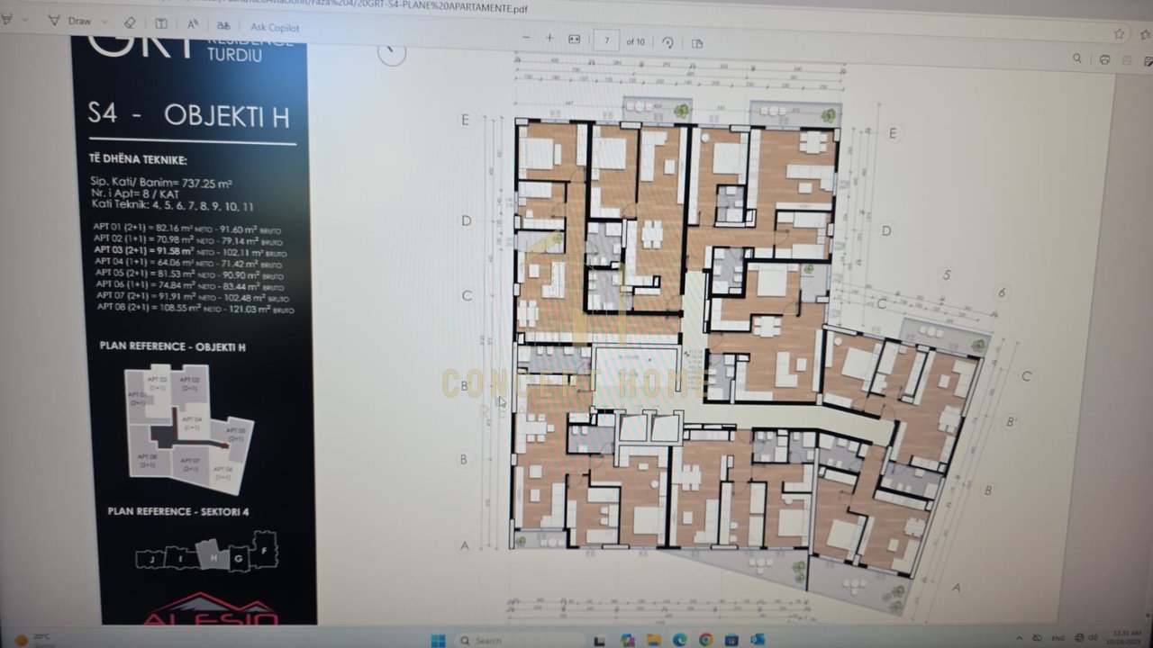 Shitet apartament 2+1 Fusha Aviacionit