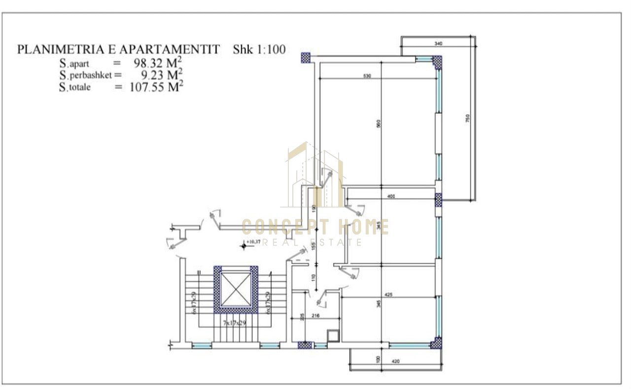 Appartamento 2+1 in affitto vicino al Lago di Tirana