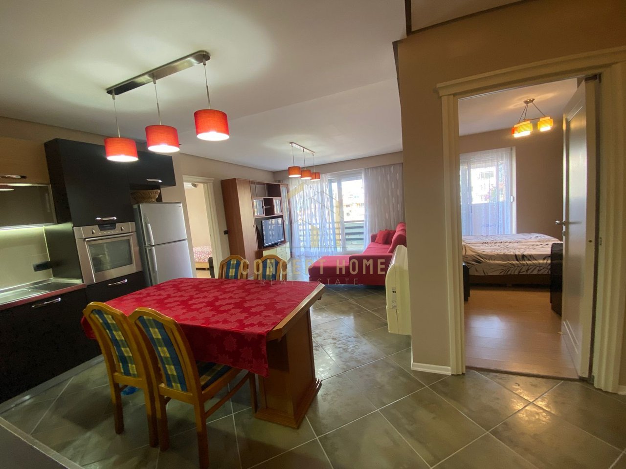 Apartment for rent 2+1 at Komuna e Parisit