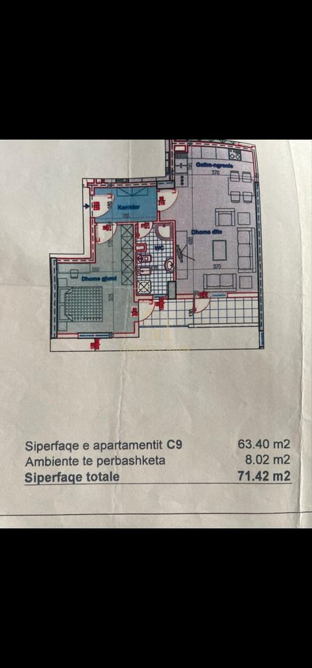 Apartament 1+1 Për Shitje në Yzberisht, Tiranë - 110,000€ | 71.4 m²