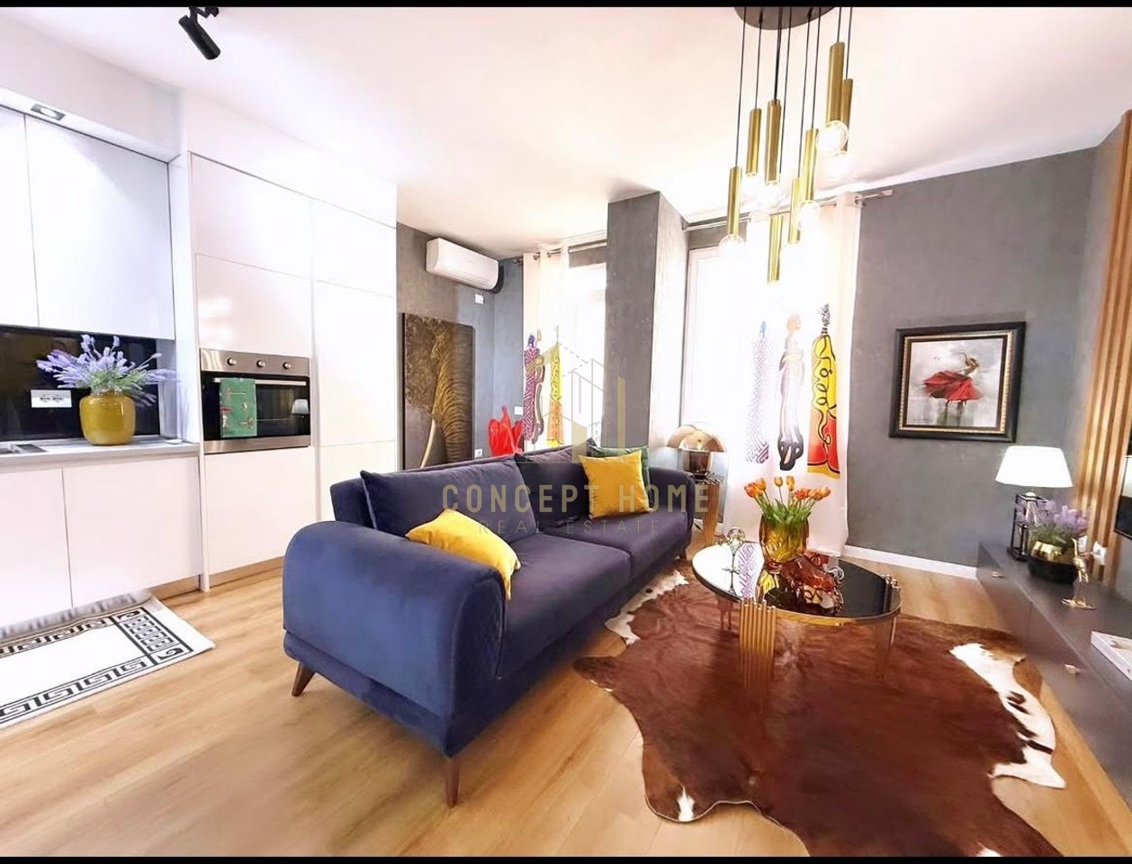 Jepet apartament me qera 1+1 tek Mozaiku