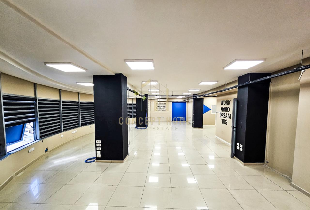 A commercial space with a total area of 300 m² is for rent on Dibra Street.