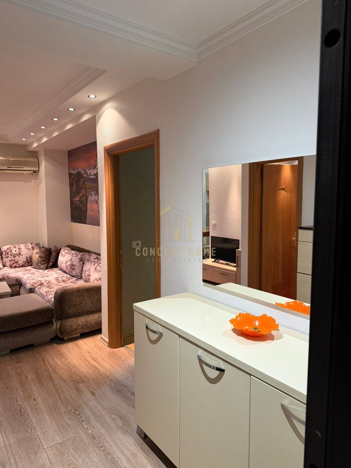 For rent 2+1 Apartment on "Karl Gega" Street

Area: 71m2

Floor: 10

The apartment is organized as follows:
•1 Living room + kitchen
•2 Bedrooms
•1 Bathroom
•1 Balcony

The apartment is rented fully furnished.

Location: Karl Gega Street near the train station, in the Center