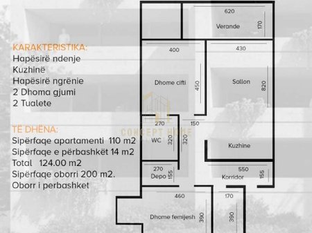 Appartamento 1+1 in Vendita a Farkë, Tirana - 101.752€ | 70 m²