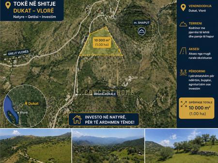 *TOKË NË SHITJE – DUKAT, VLORË*
                                      *10,000 m² | Investim Premium*