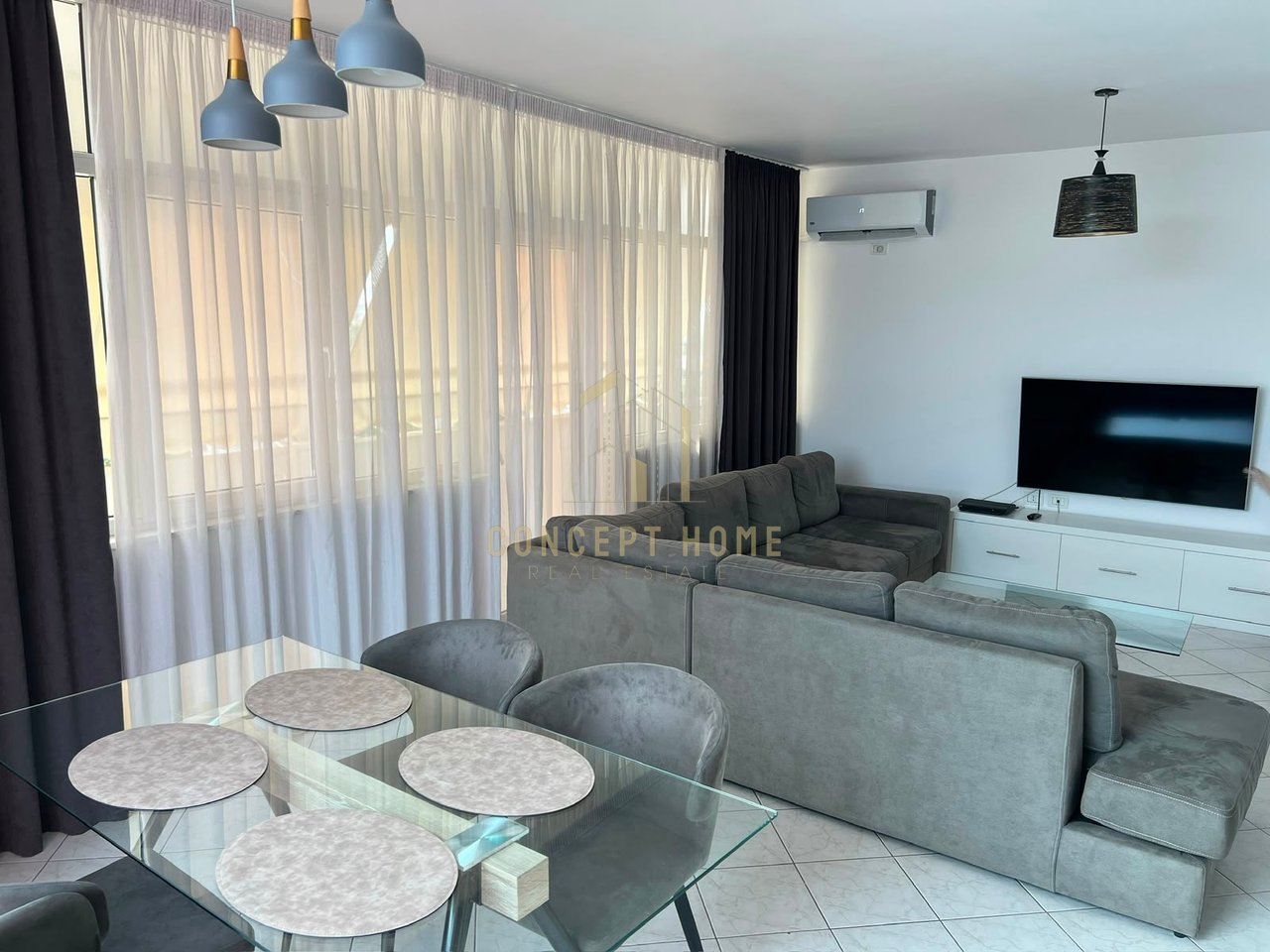 Appartamento 2+1 in affitto in via Dritan Hoxha (vicino all'ex Piazza Shqiponja)

