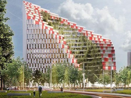Super apartment 2+1+2 for sale at Ish Ekspozita/360,000 euros