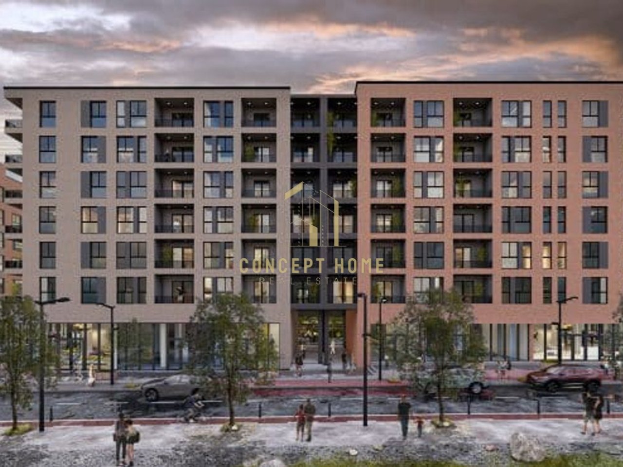 Shitet apartament 2+1 ne Paskuqan (Ring Side Residenc)
