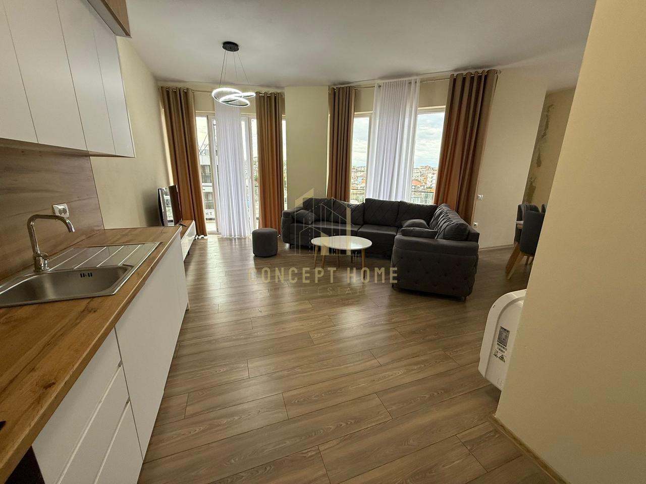 A 2+1 apartment is for rent in Kamez.