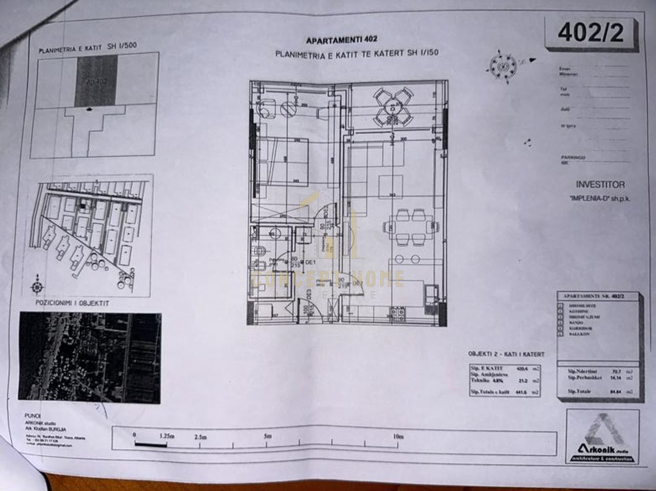 Apartment 2+1 for sale in Durres