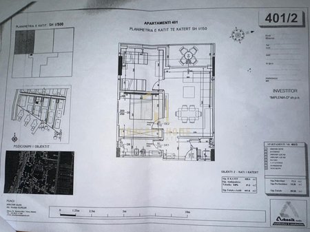 Apartament 2+1 në shitje në Golem, Durrës - 119,700€ | 4 kati