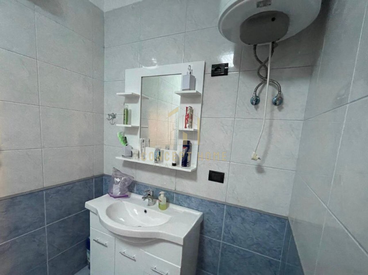 A 2+1+2 apartment is for rent on Qemal Stafa Street.
