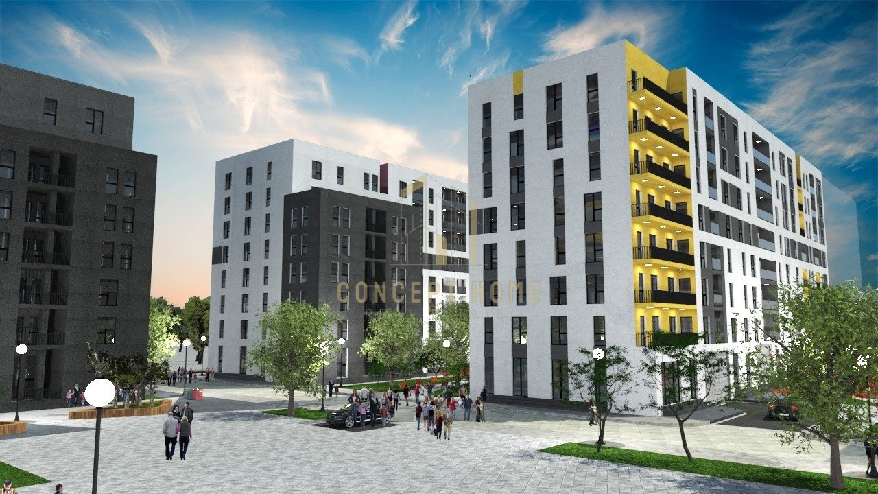 Shitet apartament 1+1 perball Casa Italia