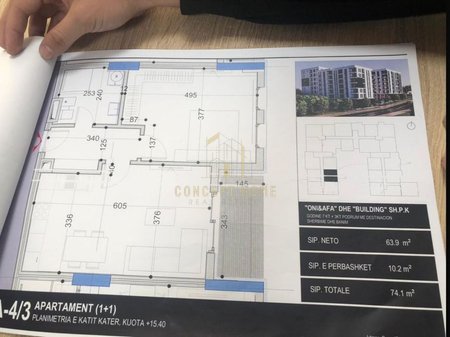Apartament 1+1 për Shitje në Paskuqan, Tiranë - 85,215€ | 74.1 m²