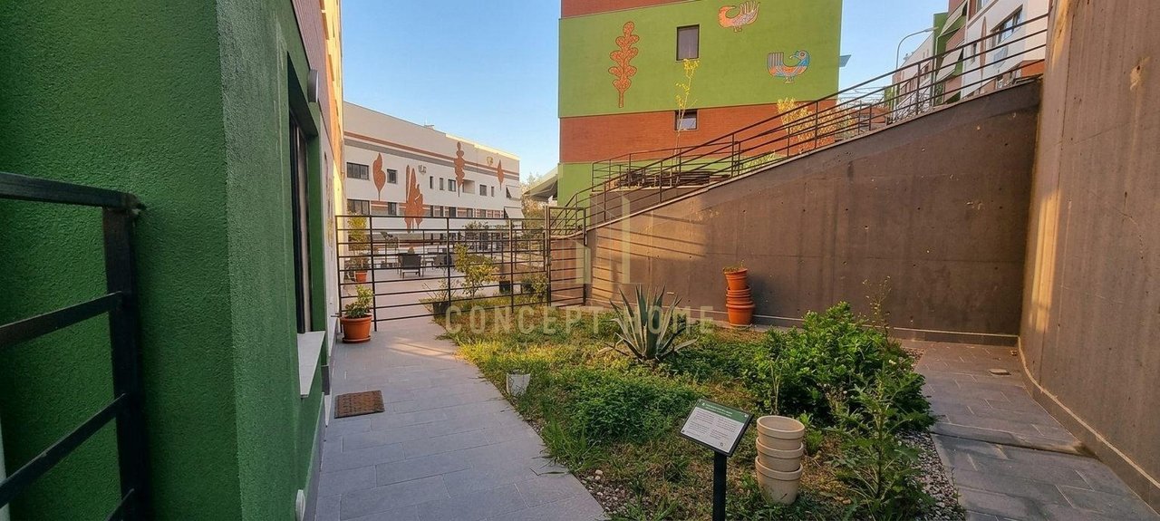 A 1+1+P apartment is for rent at Kodra e Diellit.