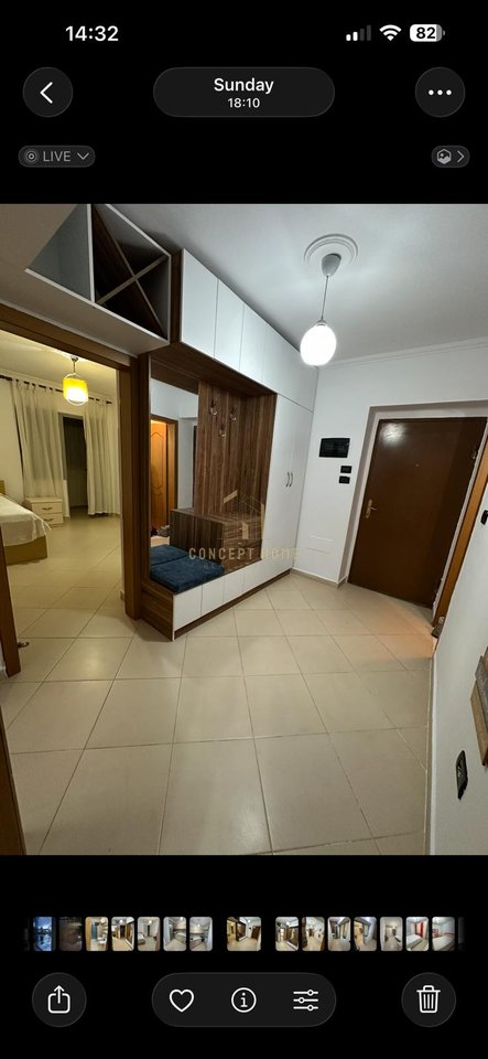 Apartment 2+1 for rent in Xhamllik