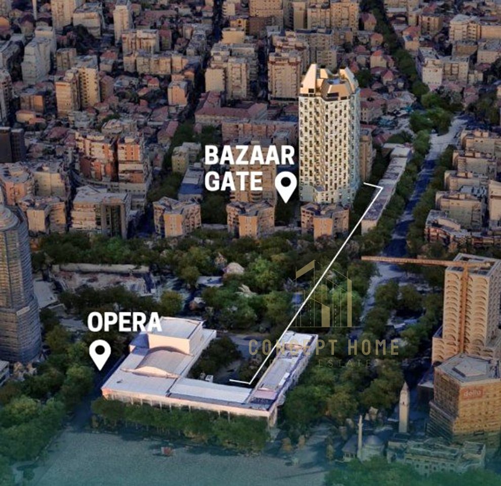 Garage / Parking For Sale at Pazari i Ri, Residence "Bazaar Gate, Tirana - 70,000€ | 43.6 m²