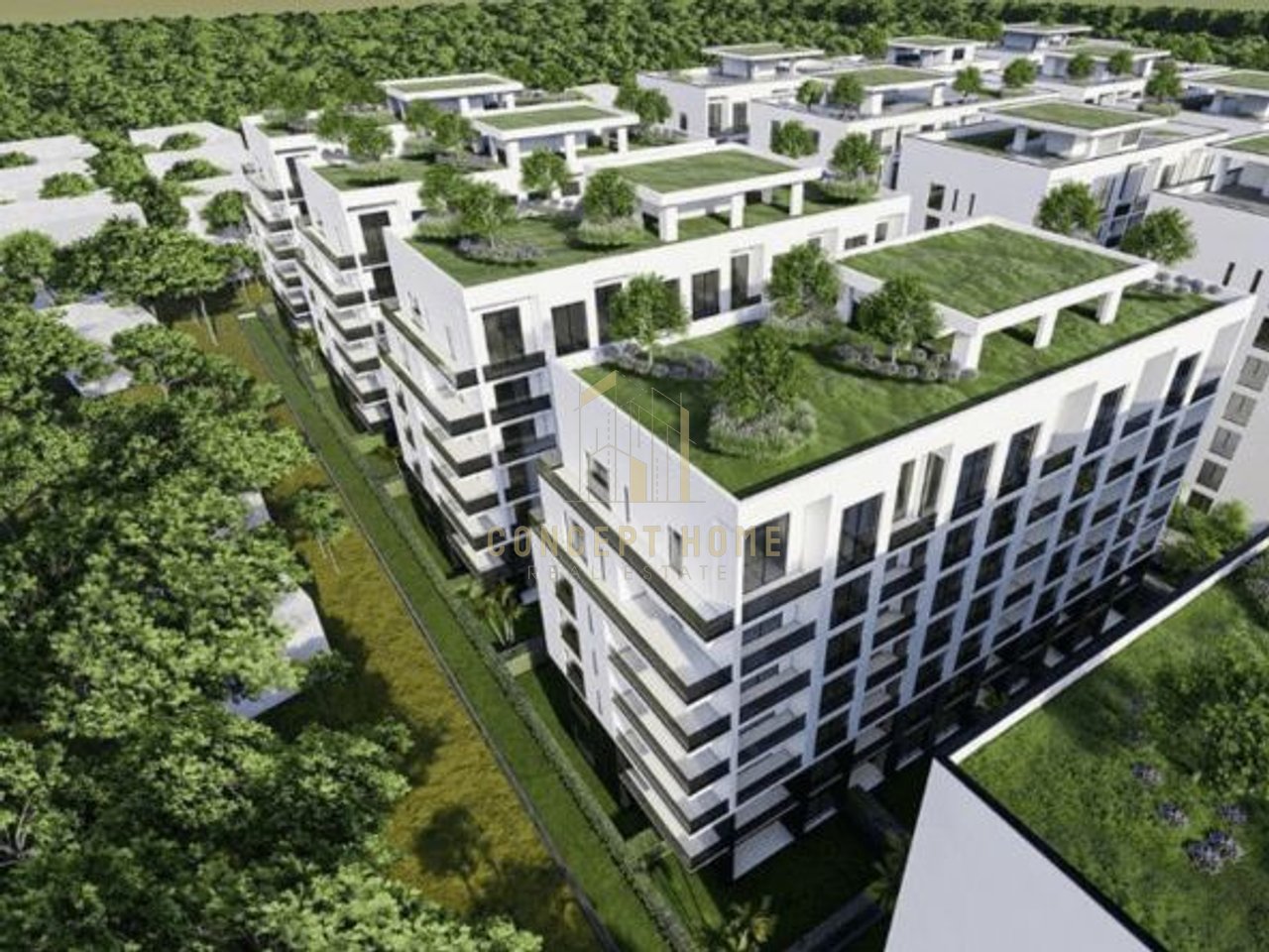 Shitet apartament 1+1 ne Golem tek Liburna