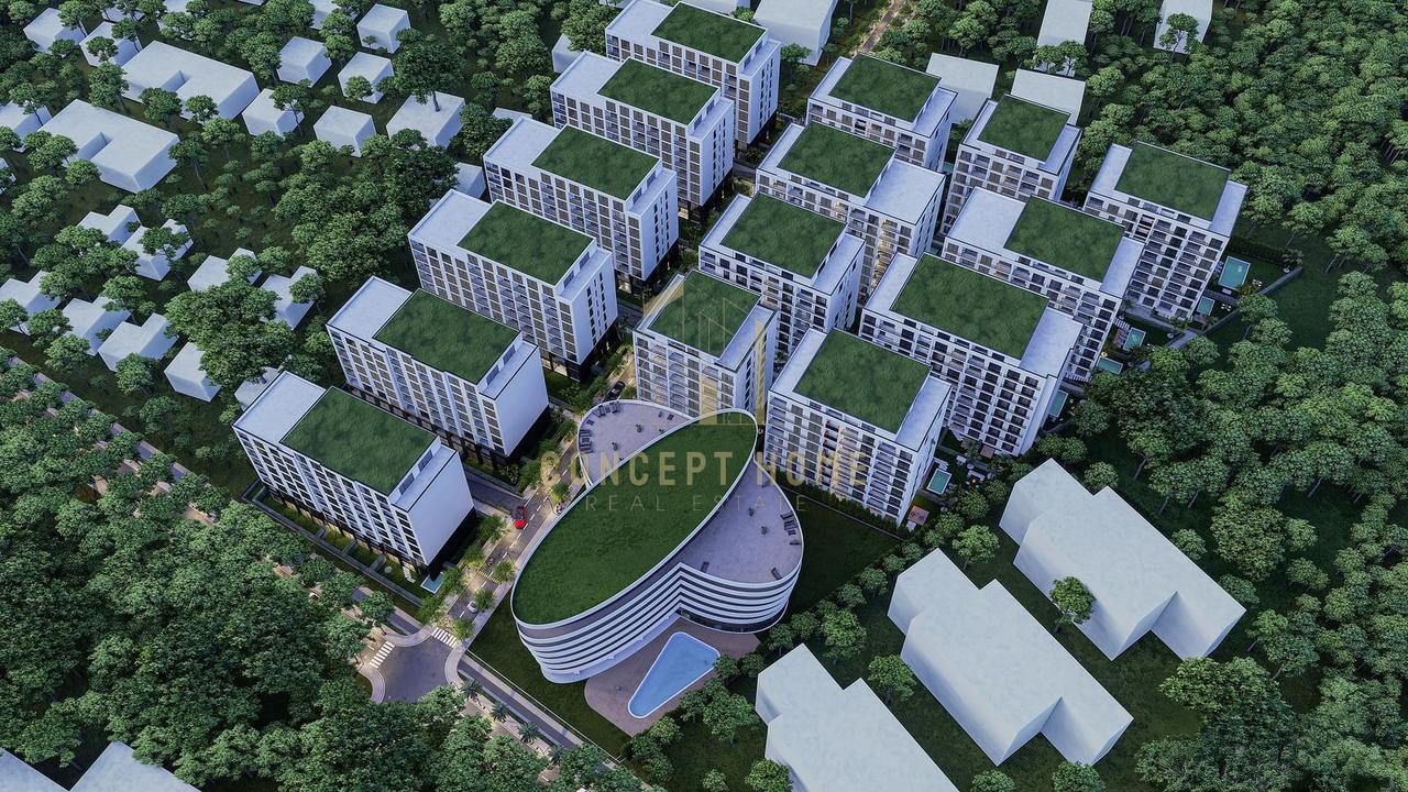 Shitet apartament 1+1 ne Golem tek Liburna