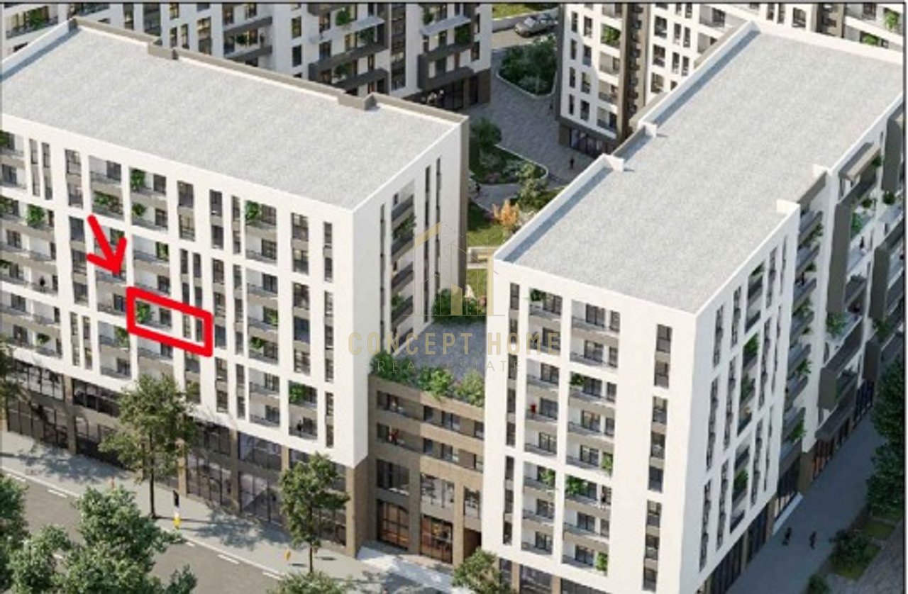 Apartament 1+1 Për Shitje në Kinostudio, Rruga e Dibrës, Tiranë - 139.080€ | 73.2 m²