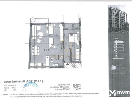 Okazion – Shitet Apartament 2+1 – Ish Fusha Aviacionit, Tiranë 130,000 €