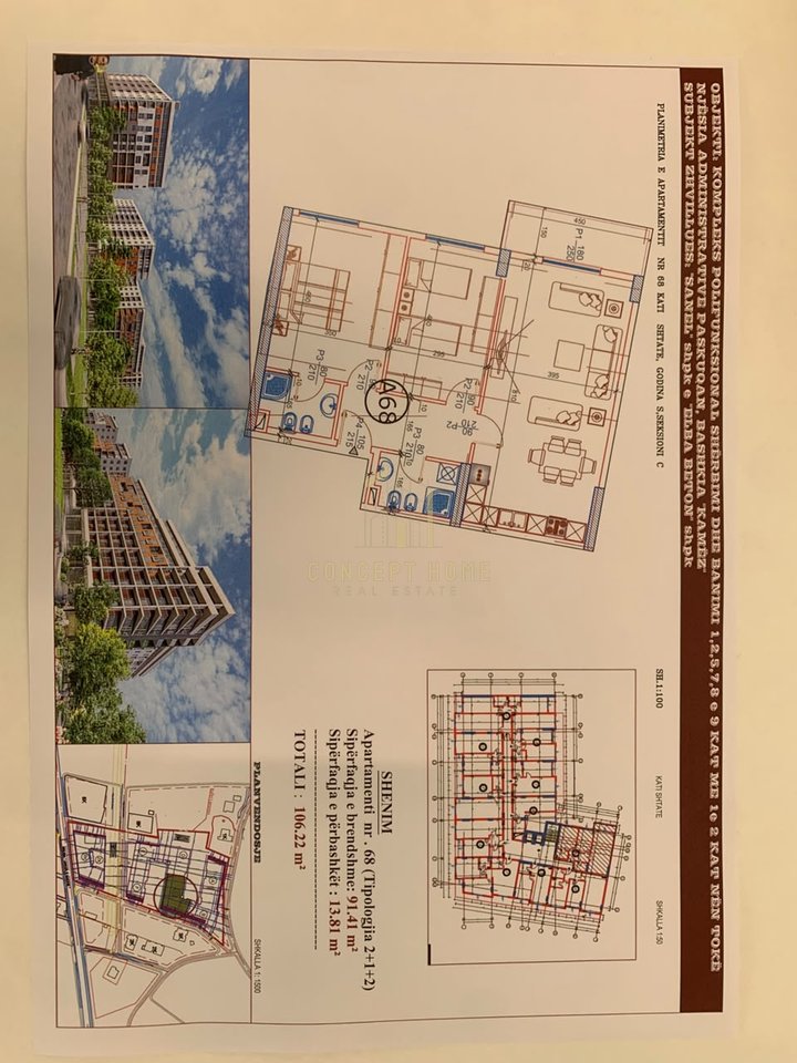 Shitet apartament 2+1+2 ne Paskuqan