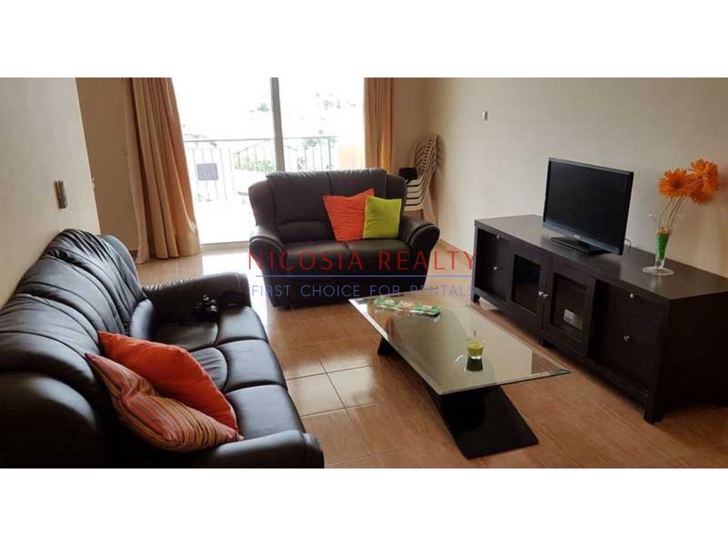2-bedroom apartment is available in Aglantzia