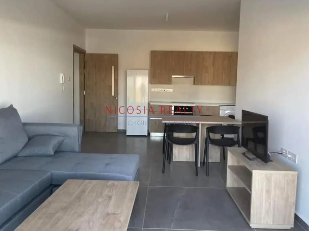 A 1-bedroom apartment is available in Aglantzia
