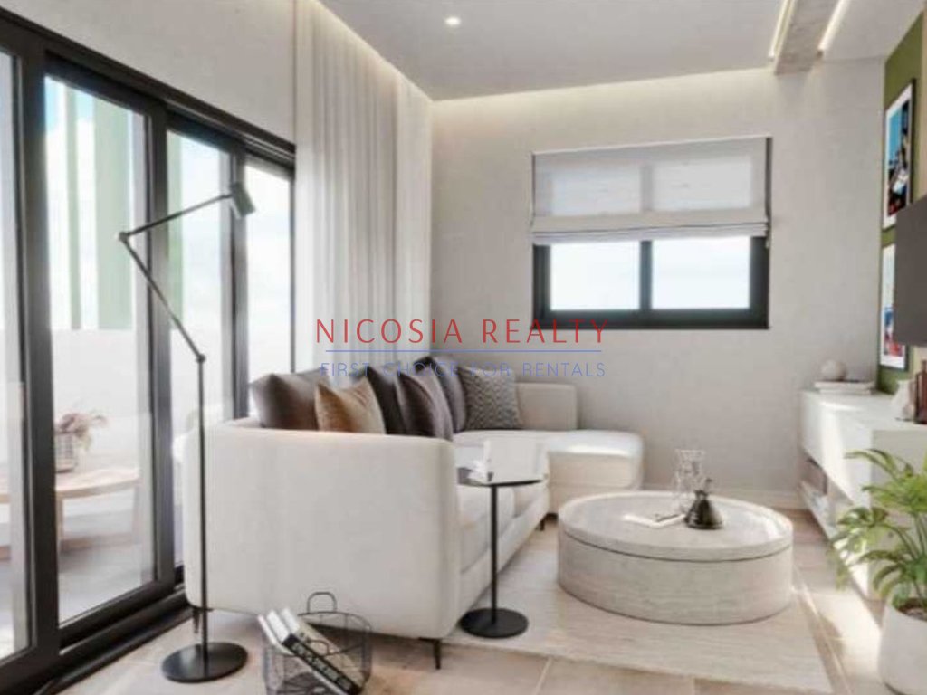 A modern, 1-bedroom apartment is available in Aglantzia