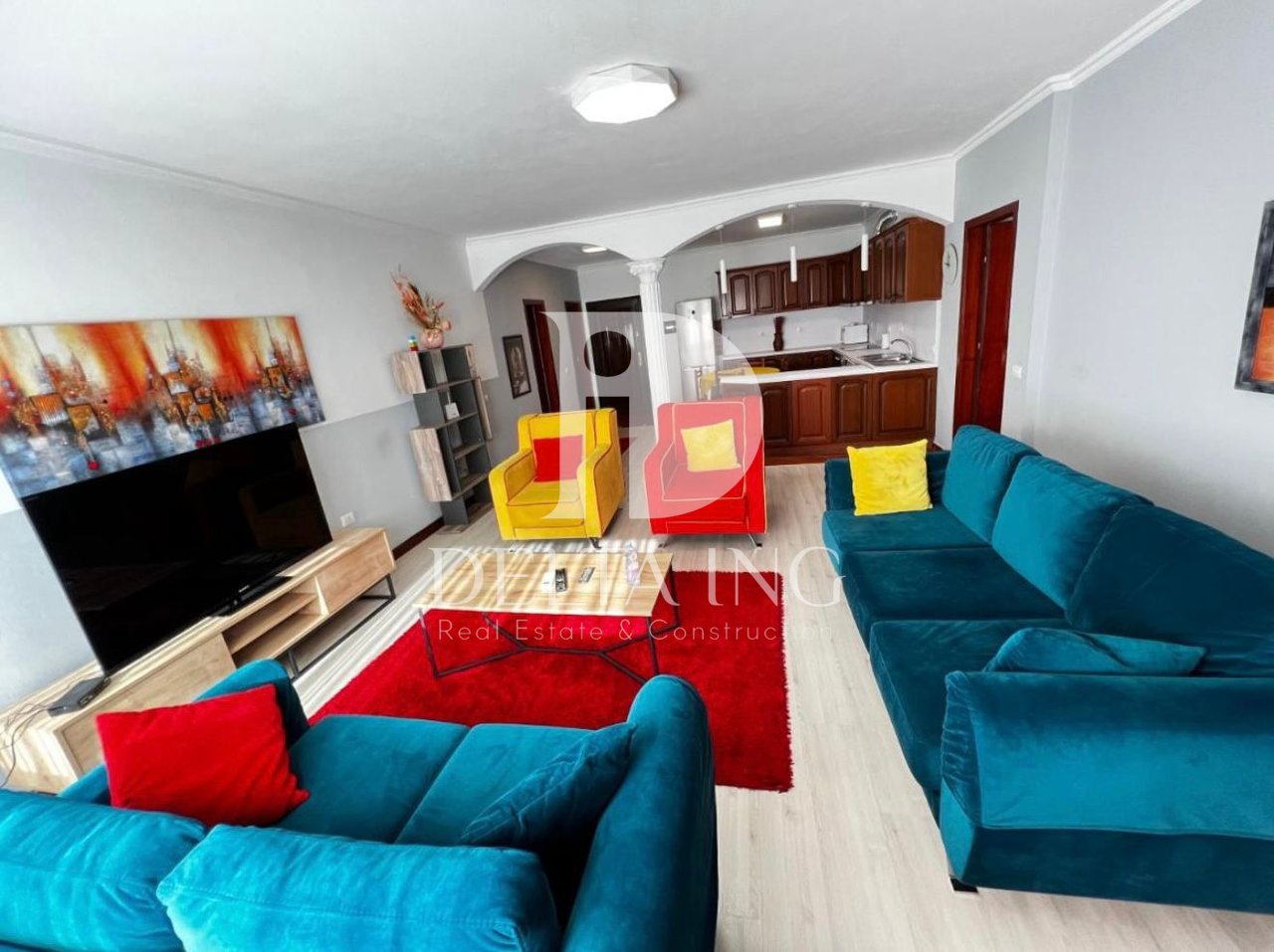 Jepet me Qira Apartament 2+1 – Rruga Him Kolli (Midis Myslym Shyrit & Rrugës së Kavajës)